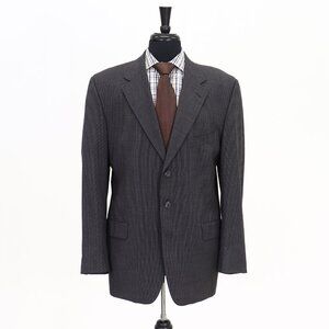 Joseph Abboud 42R Gray HT 3-Button Sport Coat Blazer Jacket G158